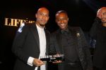 Amsterdam 15 november 2014
Life After Football (LAF) beurs in de Harbour Club. Nigel de Jong met Regi Blinker
