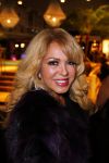 Amsterdam 11 december 2014
Luxery fair vip avond in de RAI. Patricia Paay met een kennis