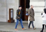 Londen 14 december 2014
Paul de Leeuw en zijn partner Stefan Nugter shoppen in Londen.