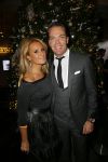Amsterdam 11 december 2014
Luxery fair vip avond in de RAI. Robert Doornbos met Chantal Bles en kennissen