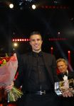 Amsterdam 16 december 2014
Sportman van het jaar verkiezing in de RAI.
Robin v Persie met zijn vrouw Bouchra en zijn moeder en opa