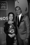 Amsterdam 16 december 2014
Sportman van het jaar verkiezing in de RAI.
Ruud Gullit met Dione de Graaf