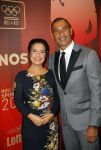 Amsterdam 16 december 2014
Sportman van het jaar verkiezing in de RAI.
Ruud Gullit met Dione de Graaf