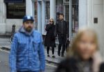 Londen 14 december 2014
Sam Worthington met zijn zwangere vriendin Lara Bingle in Londen
