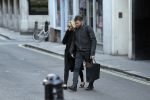 Londen 14 december 2014
Sam Worthington met zijn zwangere vriendin Lara Bingle in Londen