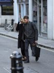Londen 14 december 2014
Sam Worthington met zijn zwangere vriendin Lara Bingle in Londen