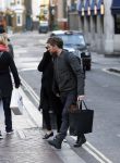 Londen 14 december 2014
Sam Worthington met zijn zwangere vriendin Lara Bingle in Londen