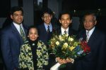 14 Maart 1996
Wibi Soerjadi met zijn vader, moeder en twee broers
