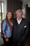 Vaassen 9 november 2014
Presentatie nieuwe produktlijn Aad Ouborg Bourgini genaamd. De presentatie is in restaurant de Leest van Jacob Jan Boerma. Willibrord Frequin met vriendin