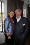 Vaassen 9 november 2014
Presentatie nieuwe produktlijn Aad Ouborg Bourgini genaamd. De presentatie is in restaurant de Leest van Jacob Jan Boerma. Willibrord Frequin met vriendin