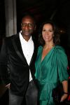 Amsterdam 28 november 2015 
Orange babies gala in Amsterdam. Annemarie v Gaal met Rhandy MacNack.