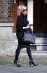 Amsterdam 13 november 2015 
Connie Breukhoven bellend op straat.