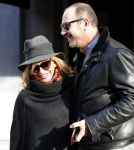 Amsterdam 28 november 2015 
Connie Breukhoven met vriend Eugene v Dun op de cornelis schuytstraat
