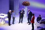 Amsterdam 23 november 2015 
Irene v d Laar stapt uit taxi.5 jaar nieuwe de la mar en 15 jaar de joop en Janine v d Ende foundation. Eberhard v d Laan