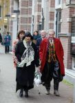 Amsterdam 23 november 2015 
Irene v d Laar stapt uit taxi.5 jaar nieuwe de la mar en 15 jaar de joop en Janine v d Ende foundation. Jan Jansen met zijn vrouw
