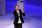 Amsterdam 23 november 2015 
Irene v d Laar stapt uit taxi.5 jaar nieuwe de la mar en 15 jaar de joop en Janine v d Ende foundation. Jasper Krabbe