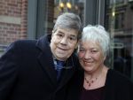 Amsterdam 23 november 2015 
Irene v d Laar stapt uit taxi.5 jaar nieuwe de la mar en 15 jaar de joop en Janine v d Ende foundation. Joost Prinsen met zijn vrouw