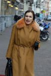 Amsterdam 23 november 2015 
Irene v d Laar stapt uit taxi.5 jaar nieuwe de la mar en 15 jaar de joop en Janine v d Ende foundation. Liz Snoiijnk