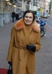 Amsterdam 23 november 2015 
Irene v d Laar stapt uit taxi.5 jaar nieuwe de la mar en 15 jaar de joop en Janine v d Ende foundation. Liz Snoiijnk