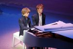 Amsterdam 23 november 2015 
Irene v d Laar stapt uit taxi.5 jaar nieuwe de la mar en 15 jaar de joop en Janine v d Ende foundation.  Lucas Jussen en broer Arthur Jussen achter de piano