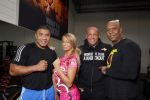 Den Haag, 23 November 2015
Barbie Samantha v d Plas met haar man Michael v d Plas in de sportschool