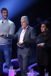 Aalsmeer 27 november 20152e en laatste aflevering van sbs6 programma mindmasters met oa Peter R de Vries Sabia Boulahrouz Patty Brard Patricia Paay Boer Geert en Maarten v d Weijden. Kim Lian v d Meij presenteert het programma. Wegens tegenvallende kijkcijfers werd het programma na twee afleveringen van de tv gehaald. sabia haar drie kinderen Katharina Amaya en Daamin waren aanwezig met de tante (aupair) van Sabia