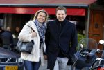 Amsterdam 28 november 2015 
Pieter v d Hoogenband met zijn vriendin Marie JosÃ© Crooijmans op de cornelis schuytstraat