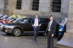 Amsterdam 25 november 2015 
Prins Constantijn arriveert bij het paleis op de dam in zijn auto (audi A6 allroad)