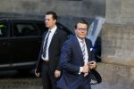 Amsterdam 25 november 2015 
Prins Constantijn arriveert bij het paleis op de dam in zijn auto (audi A6 allroad)