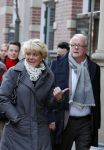 Amsterdam 23 november 2015 
Irene v d Laar stapt uit taxi.5 jaar nieuwe de la mar en 15 jaar de joop en Janine v d Ende foundation. Simone Kleinsma met Guus Verstraete