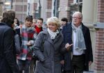 Amsterdam 23 november 2015 
Irene v d Laar stapt uit taxi.5 jaar nieuwe de la mar en 15 jaar de joop en Janine v d Ende foundation. Simone Kleinsma met Guus Verstraete