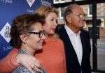 Amsterdam 23 november 2015 
Irene v d Laar stapt uit taxi.5 jaar nieuwe de la mar en 15 jaar de joop en Janine v d Ende foundation. Tjitske Reidinga