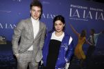 Amsterdam 12 december 2016
Premiere La La Land in Tuschinski. Abbey Hoes met vriend