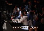 Oberhausen 10 december 2016
Rico Verhoeven wint zijn gevecht met Badr Hari tijdens de GLORY COLLISION in Oberhausen. Allister Overeem