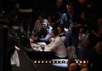 Oberhausen 10 december 2016
Rico Verhoeven wint zijn gevecht met Badr Hari tijdens de GLORY COLLISION in Oberhausen. Allister Overeem