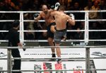 Oberhausen 10 december 2016
Rico Verhoeven wint zijn gevecht met Badr Hari tijdens de GLORY COLLISION in Oberhausen.