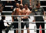 Oberhausen 10 december 2016
Rico Verhoeven wint zijn gevecht met Badr Hari tijdens de GLORY COLLISION in Oberhausen.