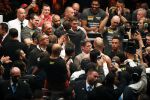 Oberhausen 10 december 2016
Rico Verhoeven wint zijn gevecht met Badr Hari tijdens de GLORY COLLISION in Oberhausen.