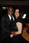 Amsterdam 8 december 2016
15e luxury fair in de RAI. 
Bryan Roy met Jelena Krstic