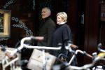 Amsterdam 3 december 2016
Caroline Tensen met haar man Ernst Jan Smids op de PC Hooftstraat