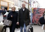 Amsterdam 3 december 2016
Caroline Tensen met haar man Ernst Jan Smids op de PC Hooftstraat