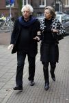 Amsterdam 15 december 2016
Herdenkingsdienst voor Joop Braakhekke in de Vondelkerk. Cees Dam met dochter