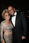 Amsterdam 8 december 2016
15e luxury fair in de RAI. 
Connie Witteman met vriend Eugene v Dun