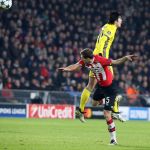 Eindhoven, 6 December 2016 Laatse groepswedstrijd in de Champions League Seizoen 2016/2017 PSV-FC Rostov, eindstand 0-0 en uitschakeling voor het gehele Europese Voetbal.
Daniel Schwaab
