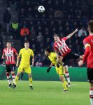 Eindhoven, 6 December 2016 Laatse groepswedstrijd in de Champions League Seizoen 2016/2017 PSV-FC Rostov, eindstand 0-0 en uitschakeling voor het gehele Europese Voetbal.
Daniel Schwaab