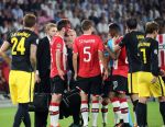 Eindhoven, 13 September 2016
PSV-Atletico Madrid, eindstand 0-1 
Eerste wedstrijd voorronde CL Seizoen 2016-2017
Davy Propper geblesseerd