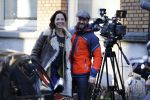 Amsterdam 4 december 2016
Evelien Struik heeft televisie opnames voor het nieuwe RTL4 programma Verminkt. Ze waren aan het filmen bij Evelien in de straat in Amsterdam zuid.