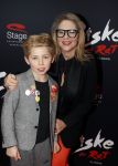 Amsterdam 20 november 2016
Premiere Ciske de Rat in het nieuwe de la mar theater. Fiona Hering met zoon