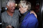 Amsterdam 25 november 2016
Boekpresentatie Johnny Rep bij cafe Scheltema. Johan Derksen reikt eerste exemplaar uit aan Heinz Stuy . Het boek is geschreven door  Mark v d Heuvel. Frans Derks