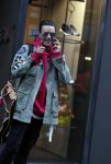 Amsterdam 7 december 2016
Fred v Leer bellend op de pc hooftstraat